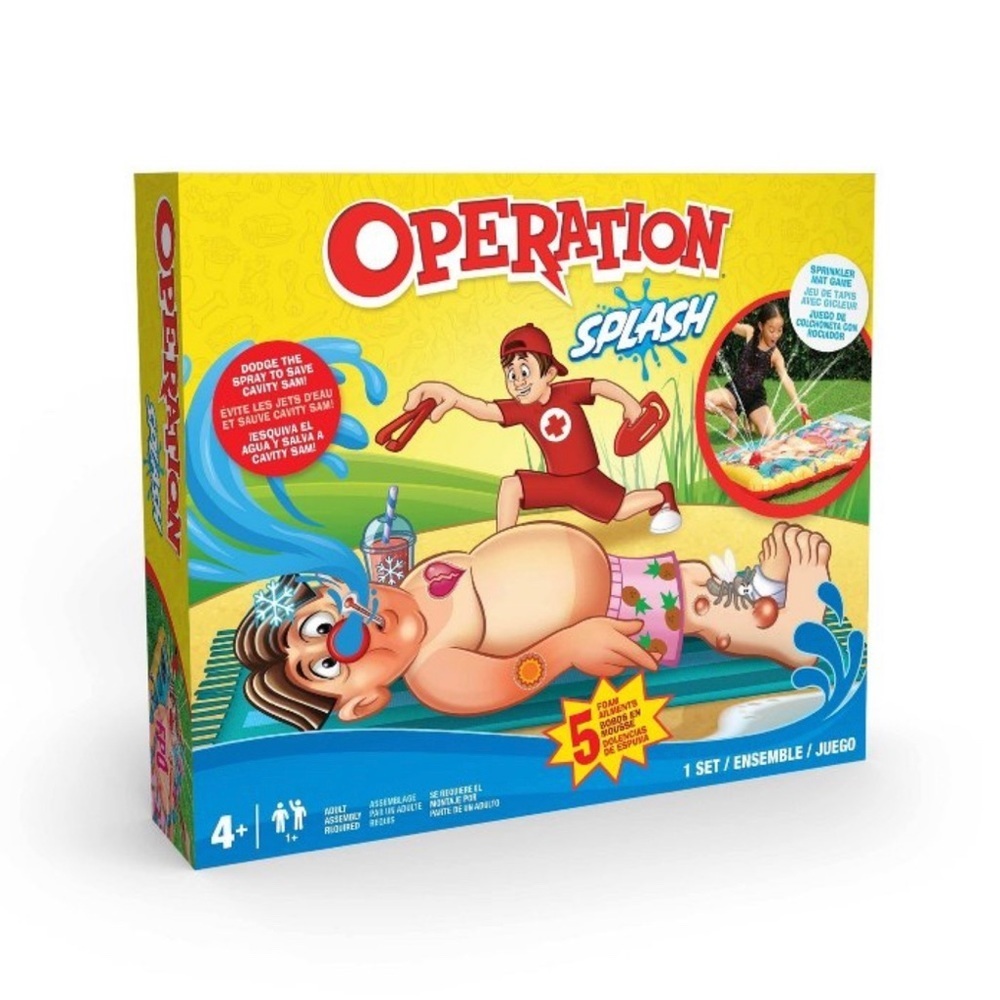 New in box hasbro operation Splash game by wowee ages 4+ plus outdoor water